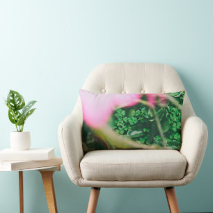 Four Leaf Clover Charm Lumbar Cushion