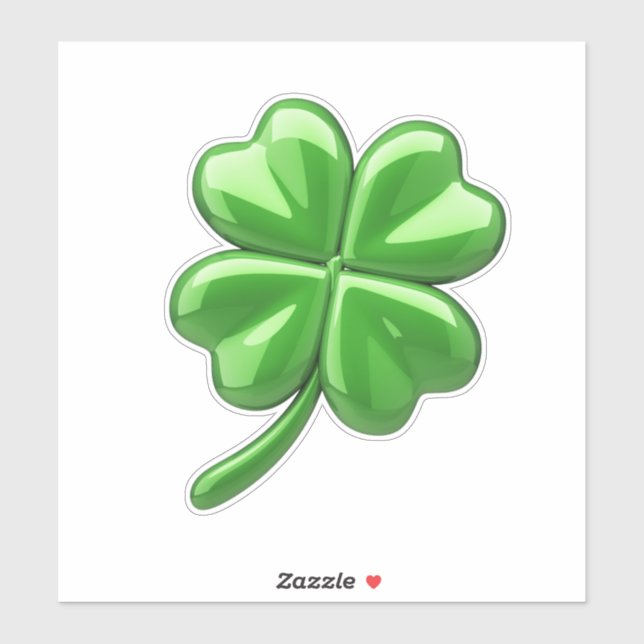 Four leaf clover decal (Sheet)