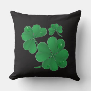 Four Leaf Clover Decorative Pillow