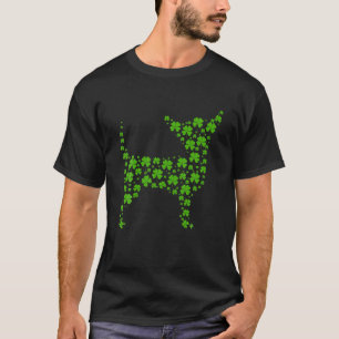Four Leaf Clover Dog Lover, Chihuahua Puppy St Pat T-Shirt