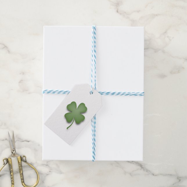 Four Leaf Clover Gift Tags (With Twine)