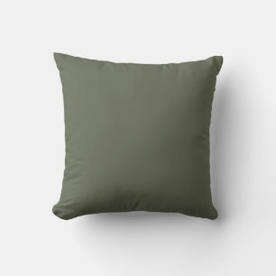 Four Leaf Clover Green 616652 Solid Colour Design Cushion
