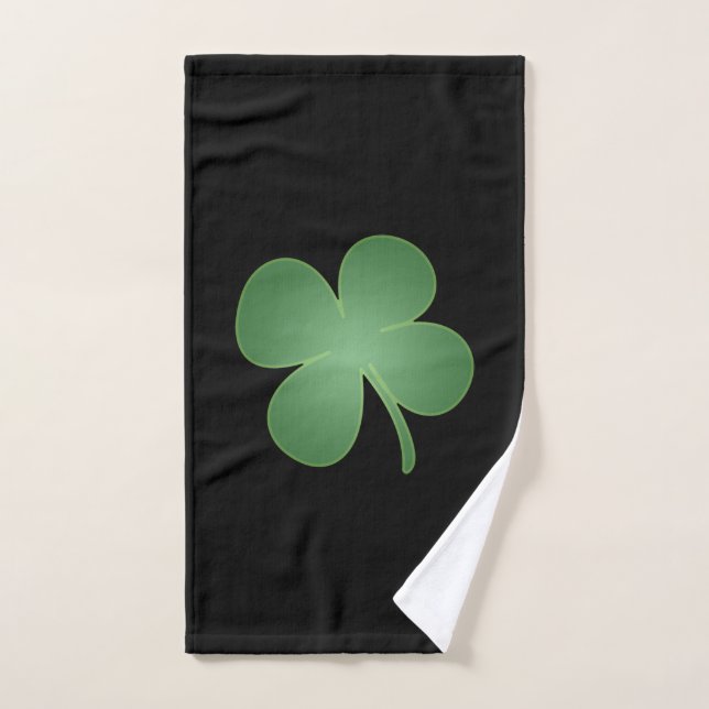 Four Leaf Clover Hand Towel (Hand Towel)
