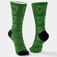 Four-leaf Clover Heart Pattern St Patrick's Day S