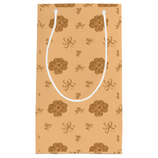 Four-Leaf Clover in Autumn Colours Small Gift Bag