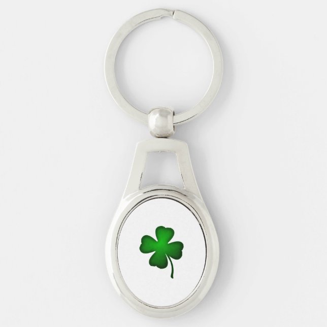 Four Leaf Clover Key Ring (Front)