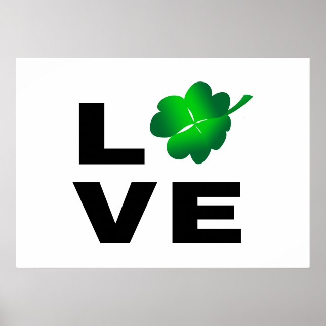 Four Leaf Clover - Love Poster (Front)