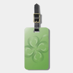 Four Leaf Clover Luggage Tag