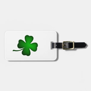 Four Leaf Clover Luggage Tag
