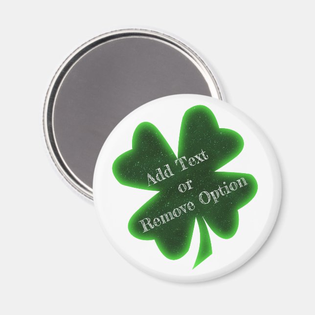 Four Leaf Clover Magnet (Front/Back)