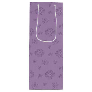 Four-Leaf Clover Muted Purple Gift Bag