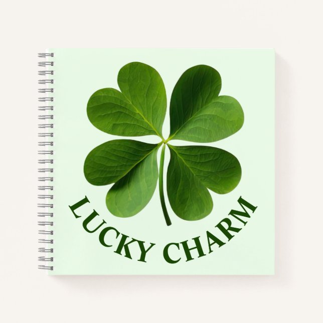 Four Leaf Clover  Notebook (Front)