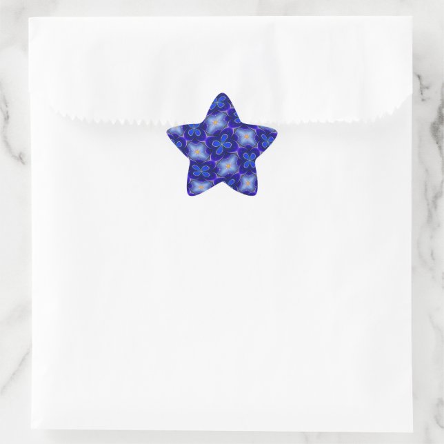 Four Leaf Clover Patterns Star Sticker (Bag)
