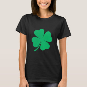 Four leaf clover pocket irish shamrock stpatricks T-Shirt