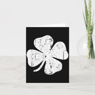 Four Leaf Clover Shirt Men Women Kids St Patricks Card