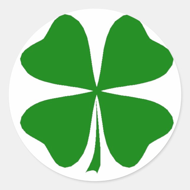 FOUR LEAF CLOVER  STICKER (Front)