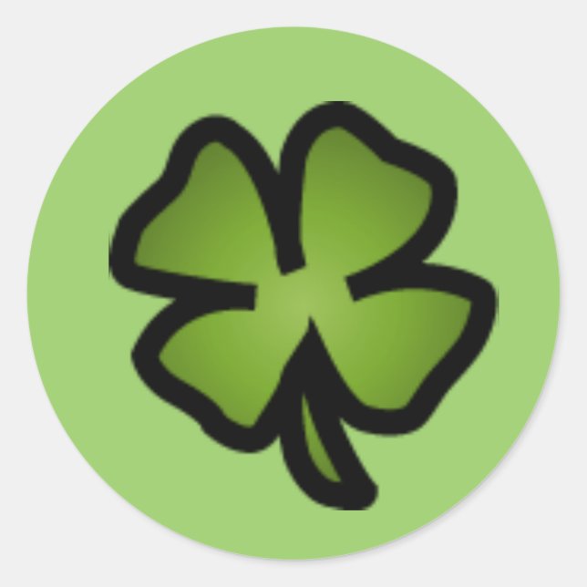 Four Leaf Clover Sticker (Front)
