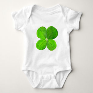 Four Leaf Clover The MUSEUM Zazzle Gifts Baby Bodysuit