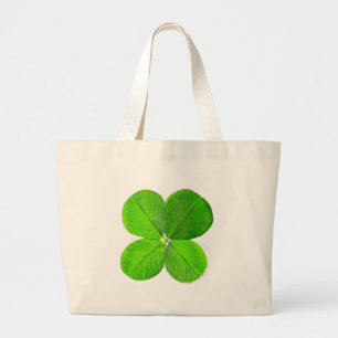 Four Leaf Clover The MUSEUM Zazzle Gifts Large Tote Bag