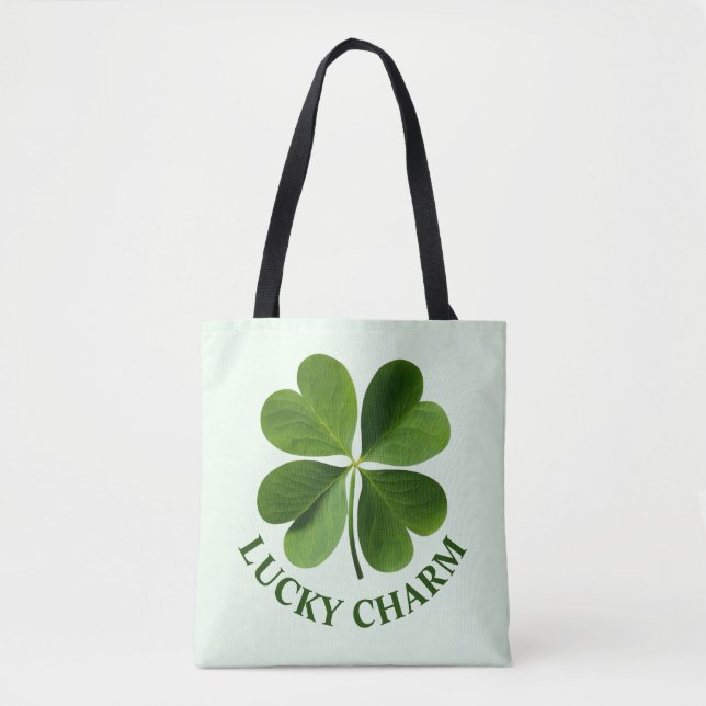 Four Leaf Clover  Tote Bag (Front)
