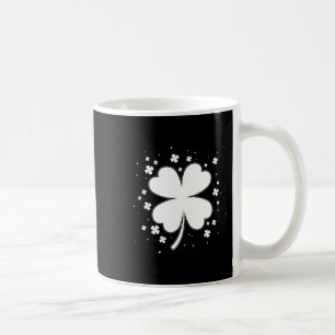 Four Leaf Clover Vintage Saint Patrick Day Gift Coffee Mug