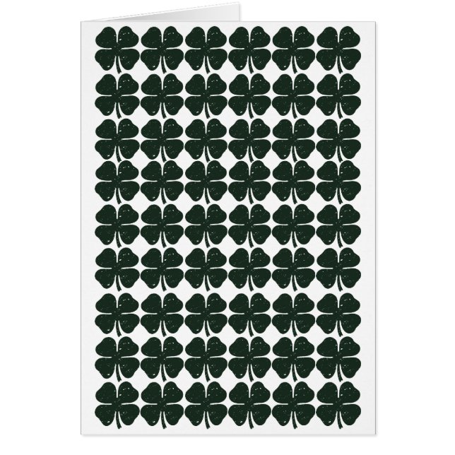 four leaf clovers. (Front)