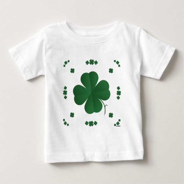 Four Leaf Clovers Baby T-Shirt (Front)