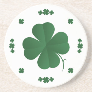 Four Leaf Clovers Coaster
