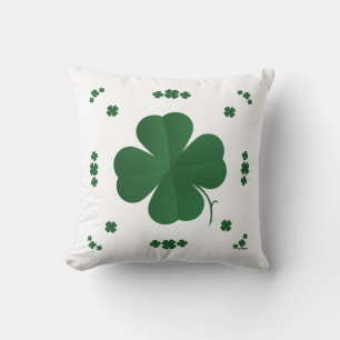 Four Leaf Clovers Cushion