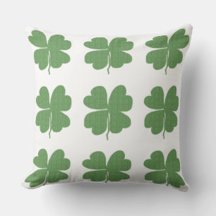 Four Leaf Clovers Cushion
