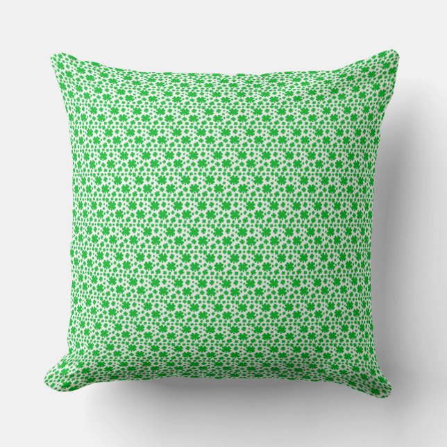 Four-leaf clovers cushion (Front)