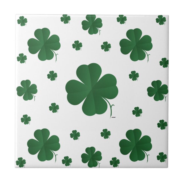 Four Leaf Clovers - multi Tile (Front)