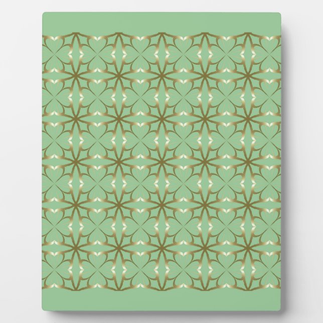 Four-Leaf Clovers Plaque (Front)
