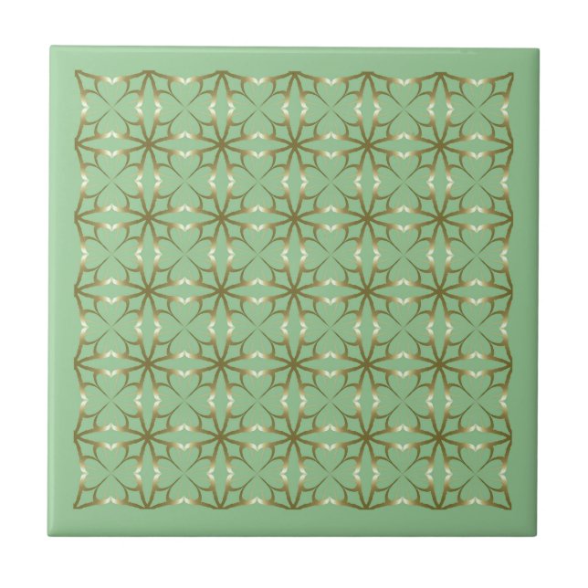 Four-Leaf Clovers Tile (Front)