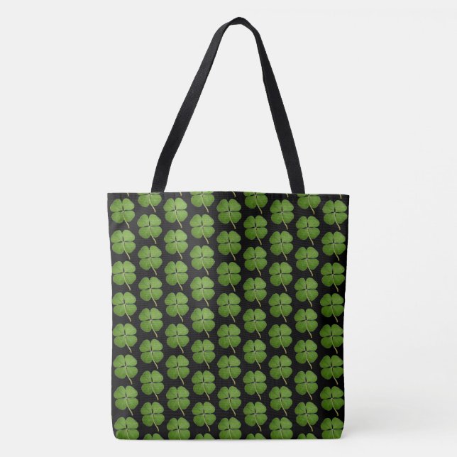 Four Leaf Clovers Tote Bag (Front)