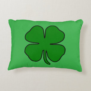 Four Leaf Love Accent Pillow