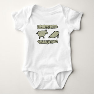 Four Legs Good Baby Bodysuit