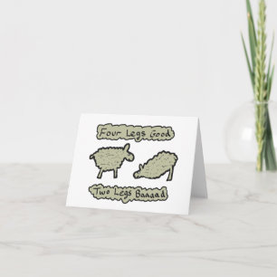 Four Legs Good Card