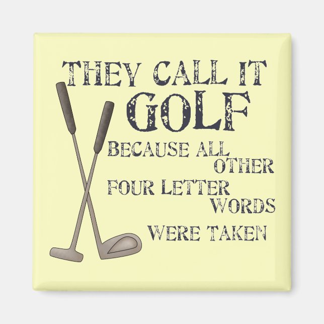 Four Letter Word Magnet (Front)