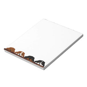 Four Little Cavaliers Notepad