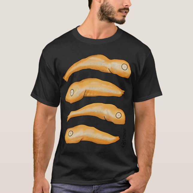 Four little deep fried anchovy T-Shirt (Front)