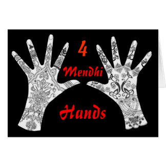 Four Mendhi Hands