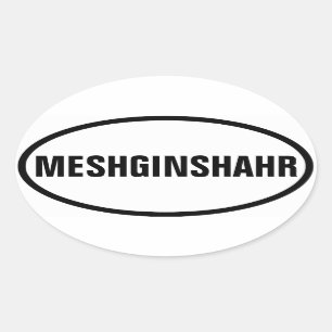 FOUR Meshginshahr Oval Sticker