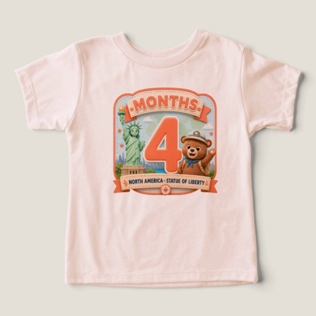 Four Months Around the World – Cute Baby Explorer  (Design Front)