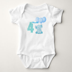Four months baby bodysuit