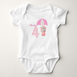 Four months baby bodysuit