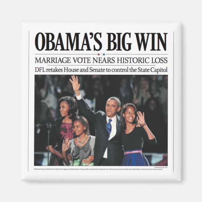 Four More Years Obama Magnet (Front)