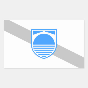 FOUR Mostar Flag Rectangular Sticker