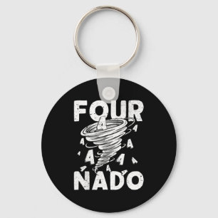 Four Nado Fournado 4th Birthday 4 Years Old  Key Ring
