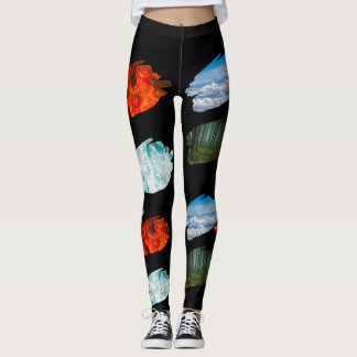 Four nature elements leggings